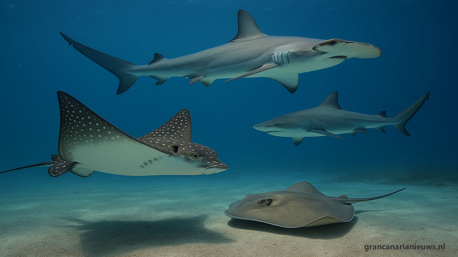 Nieuwe campagne om bewustzijn te vergroten en roggen en haaien op de Canarische Eilanden te beschermen
